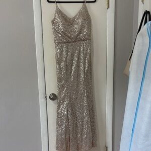 Elegant Sequin Evening Dress